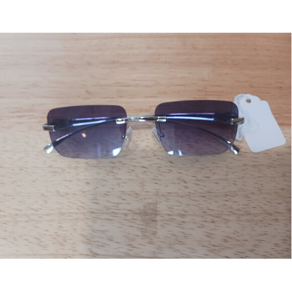 Unisex Small Framed Sunglasses In Gray - Picture 2 of 7